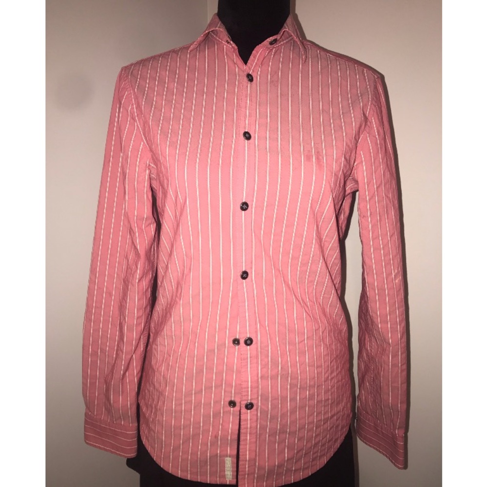 Armani Exchange Button Down Pinstripe Shirt